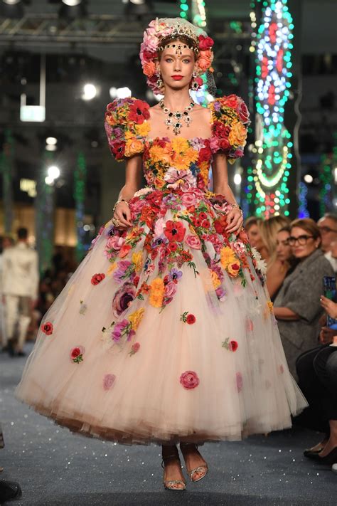 dolce gabbana yellow floral dresses runway|dolce and gabbana inspired dress.